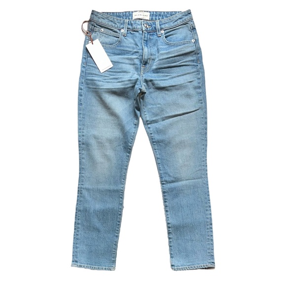 NEW SLVRLAKE Lou Lou Slim-fit Cropped Jeans size 28 Country Roads - Picture 2 of 11